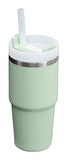 STANLEY Quencher H2.0 Tumbler with Straw 14 oz | Flowstate 3-Position Lid | Cup Holder Compatible for Travel | Insulated Stainless Steel Cup | BPA-Free | Matcha Cream