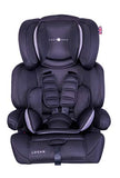 Cozy N Safe Logan Group 1/2/3 Car Seat 9-36kg, 9 Months to 12 Years, 5 Point Harness, Forward Facing, Side Impact Protection, Adjustable Headrest, Lightweight, Child, Toddler Car Seat - Black/Grey