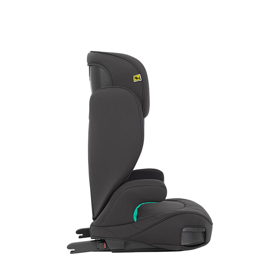 Graco Affix i-Size R129 with ISOFIX Highback Booster car seat with cupholders, Suitable from 100-150cm (approx. 3.5 to 12 years), Midnight fashion