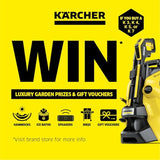 Kärcher K 3 Power Control pressure washer, pressure: max. 120 bar, flow rate: 380 l/h, area coverage: 25 m²/h, water filter, weight: 4.4 kg, high-pressure hose and gun, dirt blaster, spray lance