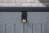 Keter Store It Out Pro Outdoor Garden Furniture Storage Shed Grey| Fade Free | All Weather Resistant | Safe and Secure | Zero Maintenance | 5 year Warranty