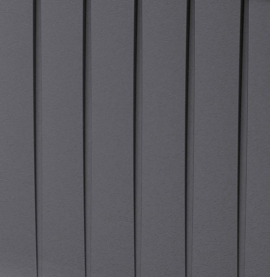 Keter Marvel+ 270L Outdoor 65% recycled Garden Furniture Storage Box Graphite Wood Panel Effect | Fade Free | All Weather Resistant | Safe and Secure | Zero Maintenance | 2 year Warranty