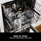 Ninja CREAMi Ice Cream Maker & Frozen Dessert Maker with 3 Tubs, 7 Programs, Makes Ice Cream, Gelato, Sorbet, Smoothie Bowl, Milkshakes and more, Black/Silver, Makes 1.4L of Ice Cream, NC300UK
