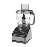 Ninja Food Processor with 4 Automatic Programs; Chop, Puree, Slice, Mix, and 3 Manual Speeds, 2.1L Bowl, Chopping, Slicing & Dough Blades, 850W, Dishwasher Safe Parts, Black BN650UK