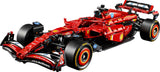 LEGO Technic Ferrari SF-24 F1 Car Model - Collectible Gift for Father's Day - Formula One Building Set with 1:8 Scale V6 Engine, Gear Box, Steering & DRS - 42207