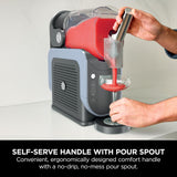 Ninja SLUSHi Frozen Drinks Maker, Create Slush, Frozen Cocktails, Frappe, Milkshakes & Frozen Juice, No Ice or Preperation Needed, WhisperChill Technology, 1.9l Capacity, Blue & Grey FS301UK