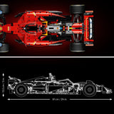 LEGO Technic Ferrari SF-24 F1 Car Model - Collectible Gift for Father's Day - Formula One Building Set with 1:8 Scale V6 Engine, Gear Box, Steering & DRS - 42207