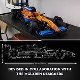 LEGO 42141 Technic McLaren Formula 1 2022 Replica Race Car Model Building Kit, F1 Motor Sport Set Gift Idea For Adults, Men, Women, Him, Her, Husband, Collectible Home Decor