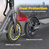 Riceel R50 Electric Scooter, Speed up to 25 km/h, 30 km of autonomy, 8.5" Solid Tire, Maximum Load 120 kg, Dual Braking