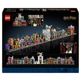 LEGO Harry Potter Diagon Alley Wizarding Shops Building Set for Adults - Collectible Gift for Father's Day - Display Model incl. Microscale Stores & 12 Microfigures 76444